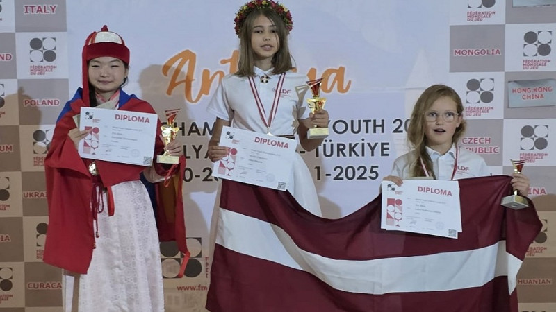 Latvijai četri čempiona tituli pasaules jauniešu čempionātā 100 lauciņu dambretē