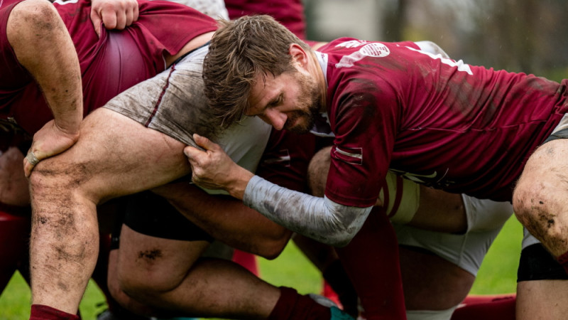 Latvijas regbija izlase iespaidīgi apspēlē Norvēģijas valstsvienību