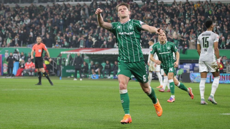 "Werder" 11 minūšu laikā zaudētu maču pārvērš uzvarā