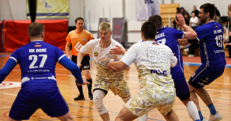 Spraigā Latvijas kausa izcīņas duelī "ASK/MSĢ" vēlreiz pārspēj "Ogri"