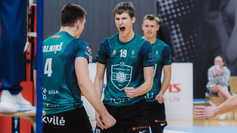 Jēkabpils un Rīgas volejbolisti Baltijas līgā cieš neveiksmes