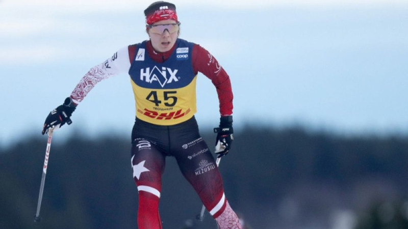 Eiduka: "Pēdējā posmā temps bija ļoti ātrs, kalna sākumā riskēju un mēģināju turēt līdzi vadošajām"