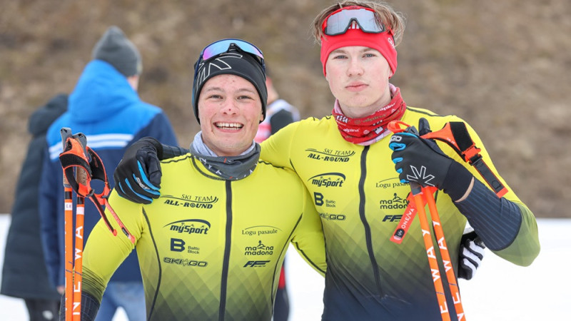 Latvijas čempionātā slēpošanā komandu sprintā uzvaras madoniešiem