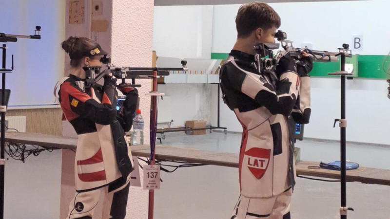 Latvijas komandu čempionātā šaušanā ar pneimatiskajām šautenēm uzvaras Tukumam un Dobelei