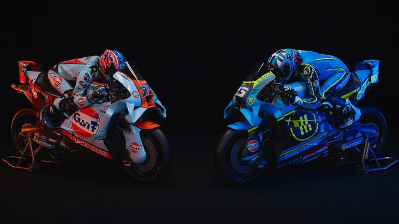 Jaunās "MotoGP" krāsas un speciālo dizainu prezentē "Trackhouse Aprilia" komanda