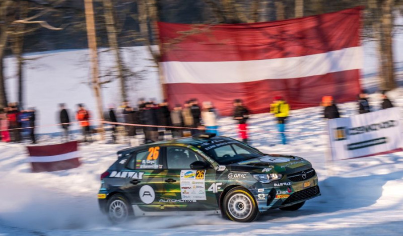 14 gadus vecais poļu sportists rallijā ''Sarma'' gatavs turpināt pārsteigt