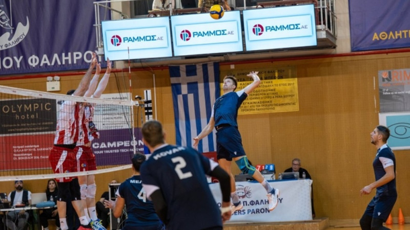 Egleskalnam 30 gūti punkti Grieķijas volejbola čempionāta mačā