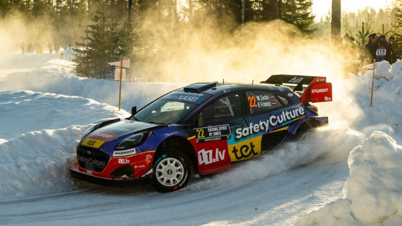 Sesks/Francis uzsāk WRC sezonu ar startu Zviedrijas ziemas rallijā
