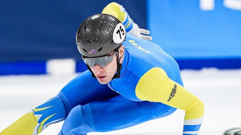 SOK aizliedz Ukrainas šorttrekistam Handejam startēt ar Kostenko citātu uz ķiveres