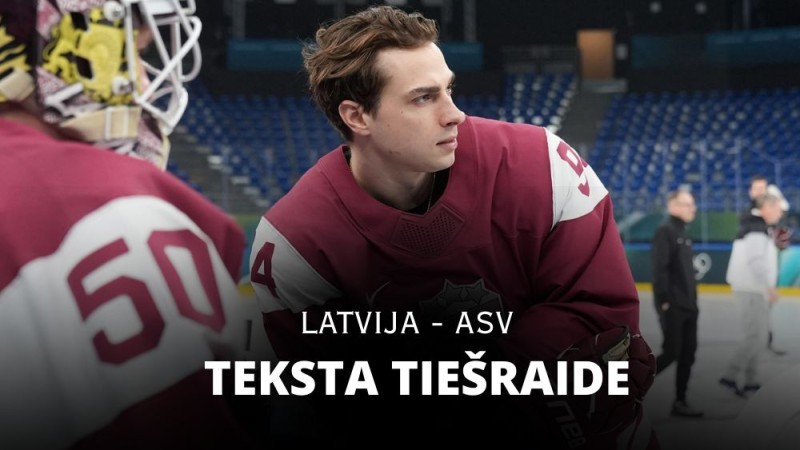 Teksta tiešraide: Latvija - ASV 1:5 (spēle noslēgusies)