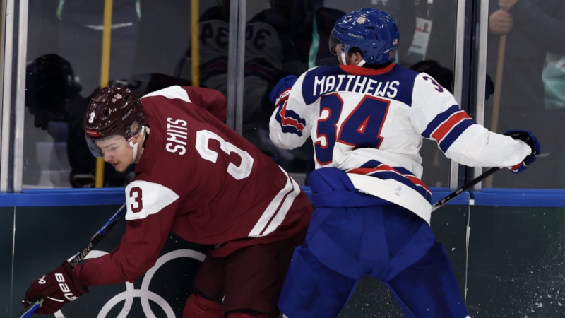 Šmita olimpiskā debija: "Latvijas hokejam ir svarīgi, ka mums ir tāds perspektīvs spēlētājs"