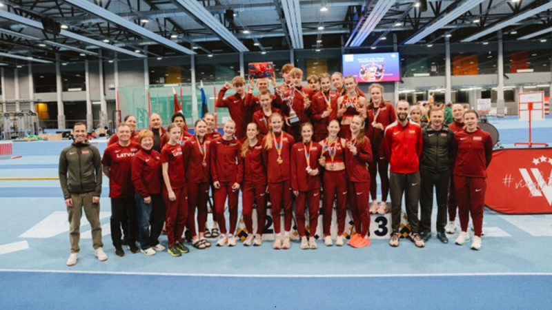 Arī Latvijas U18 jaunieši uzvar Baltijas čempionātā vieglatlētikā