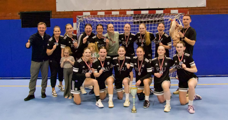 RSU izcīna handbola Virslīgas sudrabu
