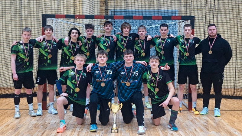 "Salaspils SS" handbolisti izcīnījuši zelta medaļas LČ gan U18, gan arī U17 grupā
