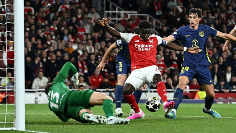 Sakas vārti ieved Londonas "Arsenal" Čempionu līgas finālā