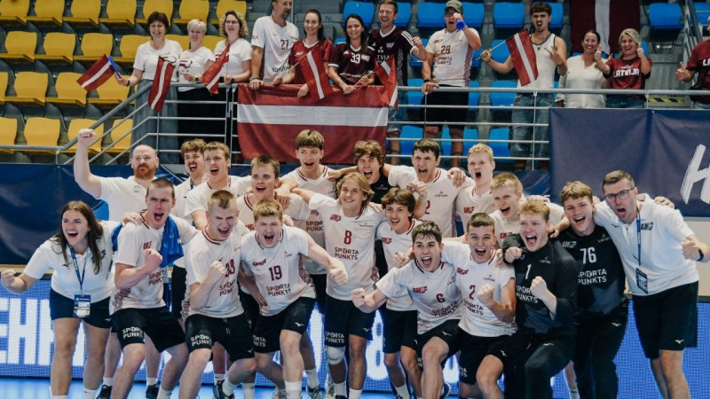 Latvijas U20 handbolisti pēc 20 gadu pārtraukuma atgriezīsies EČ finālturnīrā