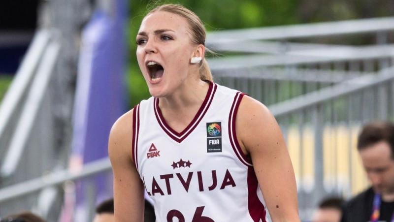 Latvijas 3x3 basketbolistes turpinās cīņu par uzvaru grupā