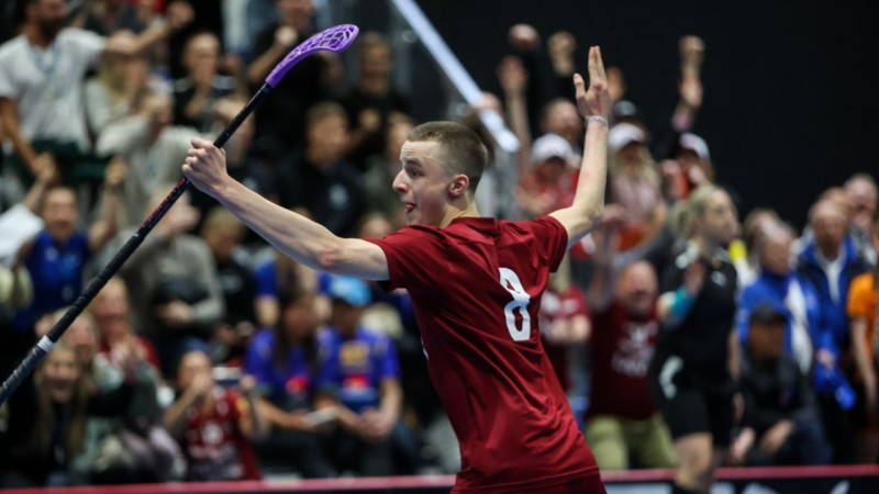 Latvijas izlase pārspēj slovākus un iekļūst pasaules TOP-4