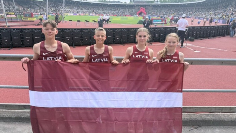 Arkādiešiem Repulim un Odziņai daudzi zelti un rekordi LČ U14, Pļaviņa meita tuvu medaļai