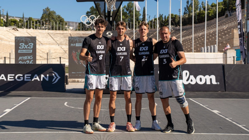 "Kandava"/"Turība" iekļūst 3x3 Atēnu "Challenger" ceturtdaļfinālā
