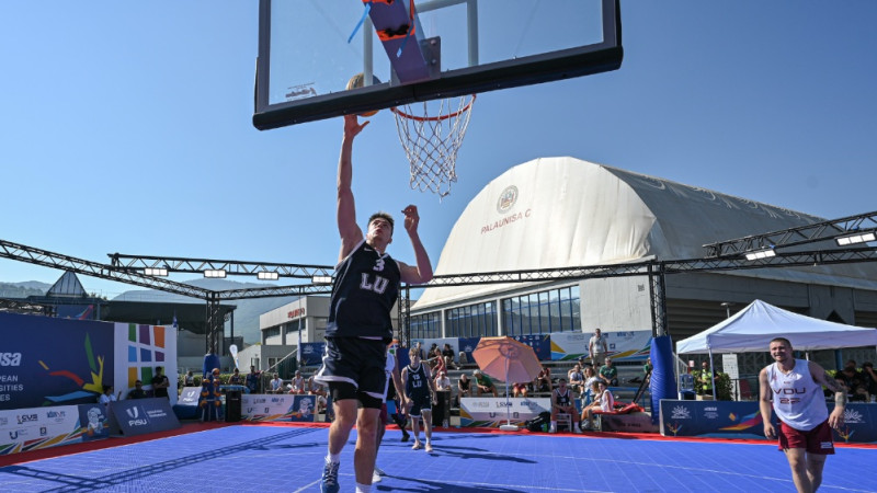 Latvijas Universitātes 3x3 basketbolisti izcīna bronzu Eiropas Universitāšu sporta spēlēs