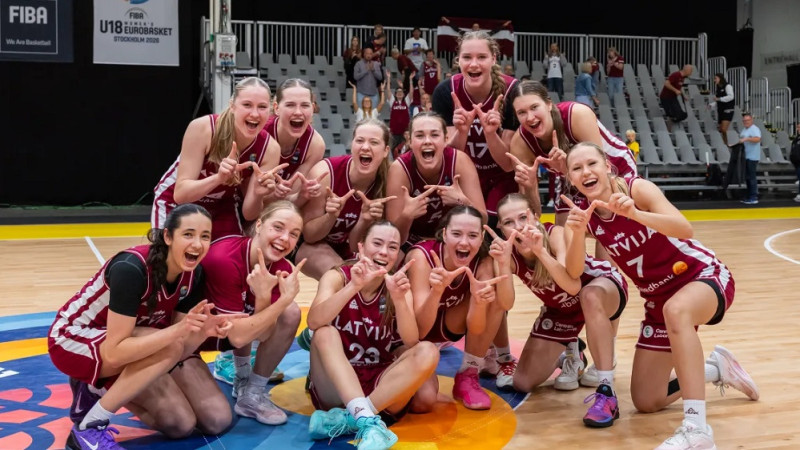 Emija Gulbe "izšauj", U18 meitenes sesto reizi Eiropas "Top 8"