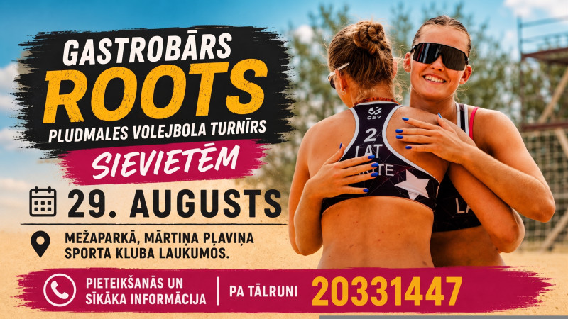 Mežaparkā norisināsies entuziastu pludmales volejbola turnīrs dāmām