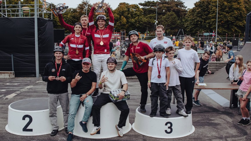 LČ BMX Freestyle Liepājā pulcē Latvijas labākos braucējus, uzvara PRO grupā Zēboldam