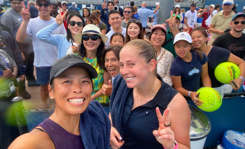 Ostapenko/Šei uzvar taibreikā un iekļūst "US Open" astotdaļfinālā